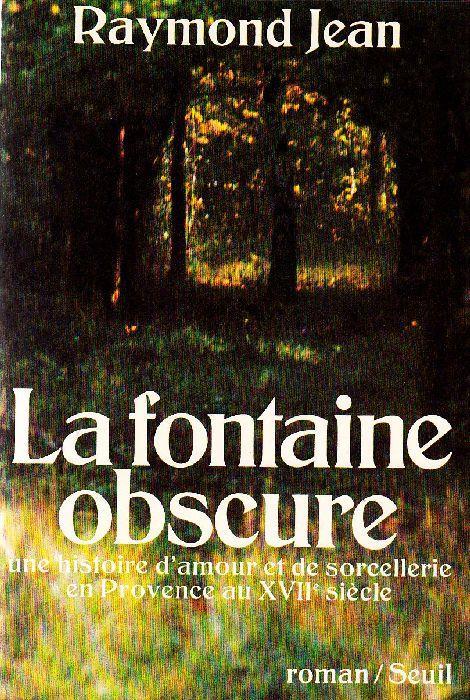 La fontaine obscure - Raymond Jean - copertina