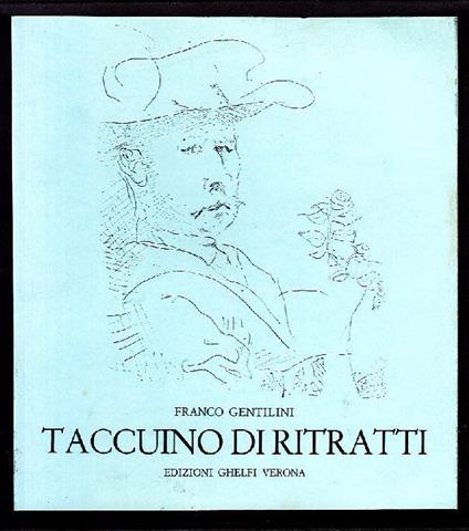 Taccuino di ritratti - Franco Gentilini - copertina