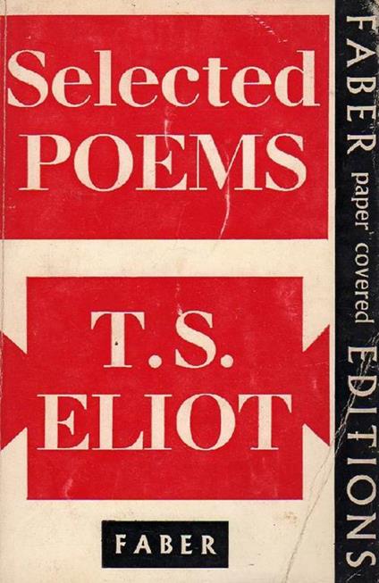 Selected poems - Thomas S. Eliot - copertina