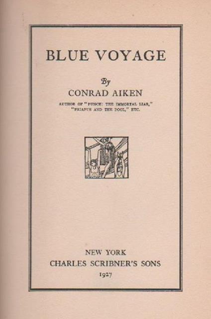 Blue Voyage - Conrad Aiken - copertina