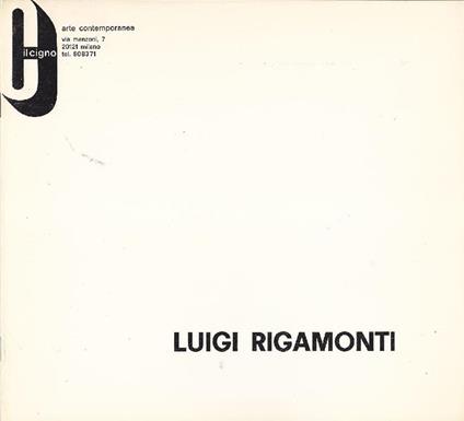 Luigi Rigamonti - Luigi Rigamonti - copertina