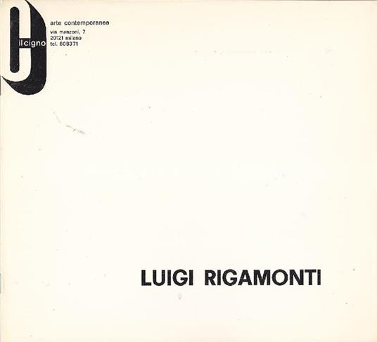 Luigi Rigamonti - Luigi Rigamonti - copertina