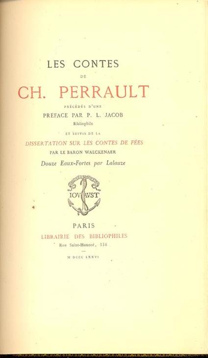 Les Contes de Ch. Perrault - Charles Perrault - copertina