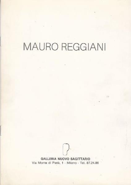 Ricordo di Mauro Reggiani - Mauro Reggiani - copertina