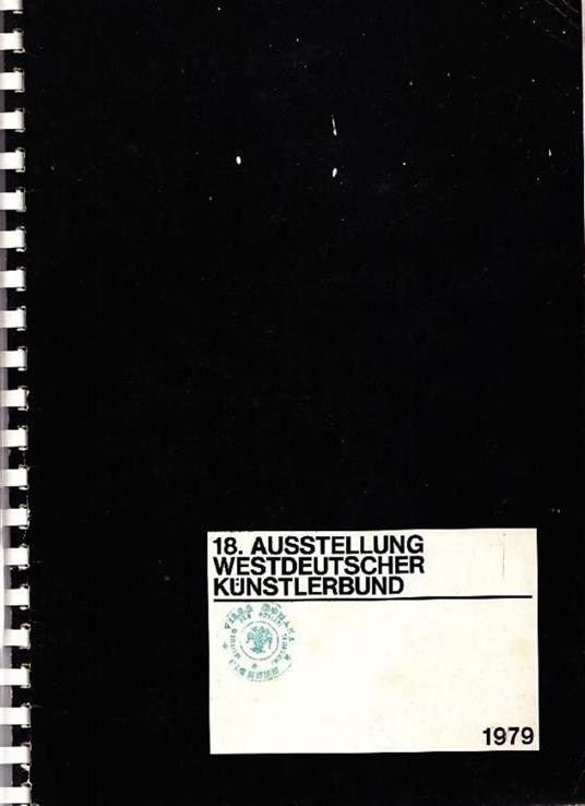 18. Ausstellung Westdeutscher Kunstlerbund und Sonderausstellung - Gunter Drebusch - copertina