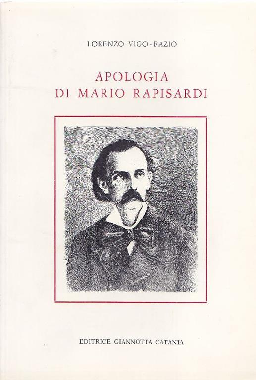 Apologia di Mario Rapisardi - Lorenzo Vigo-Fazio - copertina