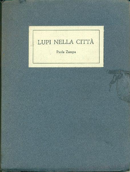 Lupi nella città - Paola Zampa - copertina