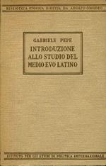 Introduzione allo studio del Medio Evo latino