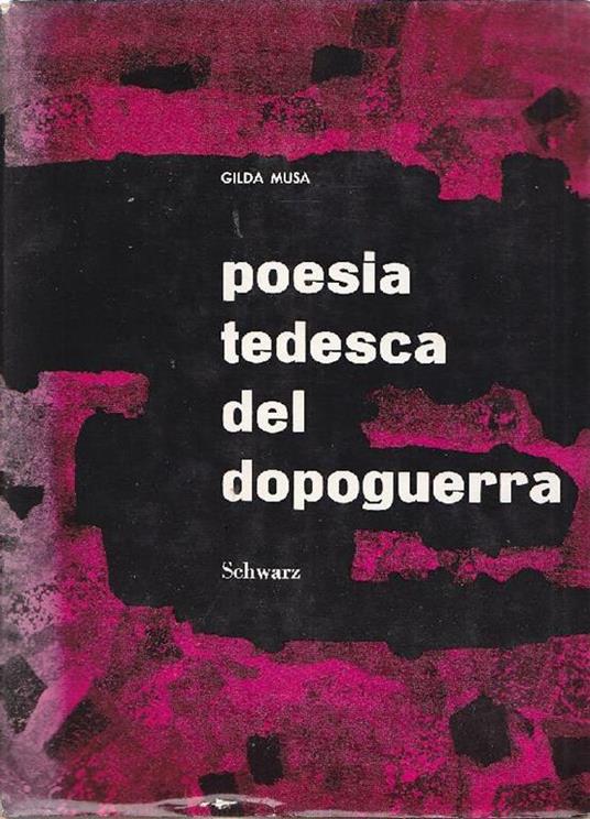 Poesia tedesca del dopoguerra - Gilda Musa - copertina