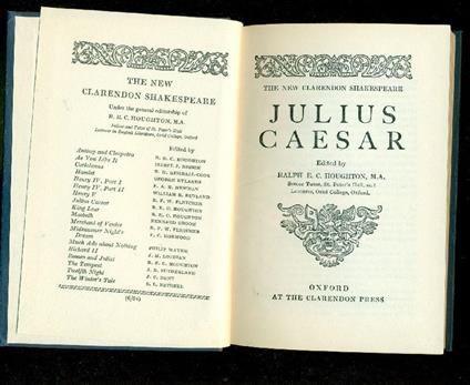 Julius Caesar - William Shakespeare - copertina