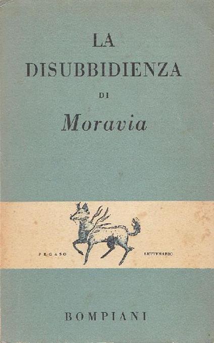 La disubbidienza - Alberto Moravia - copertina