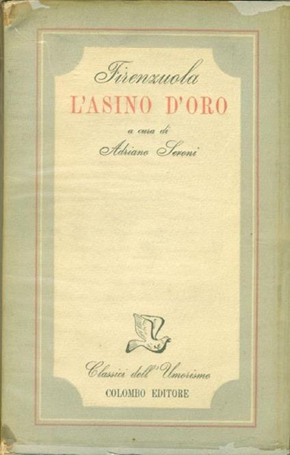 L' asino d'oro - Agnolo Firenzuola - copertina