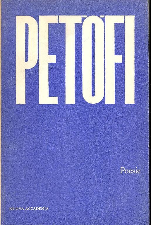 Poesie - Sándor Petöfi - copertina