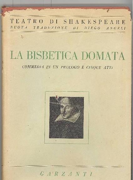 La bisbetica domata - William Shakespeare - copertina