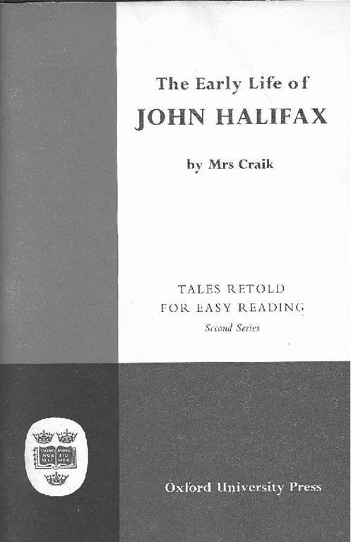 The early life of John Halifax - Craik Mrs - copertina