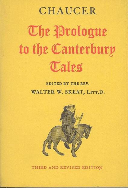 The prologue to the Canterbury tales - Geoffrey Chaucer - copertina