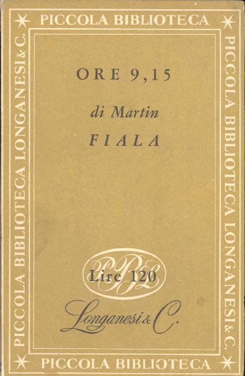 Ore 9,15 - Martin Fiala - copertina