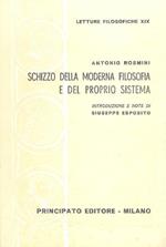 Schizzo della moderna filosofia e del proprio sistema