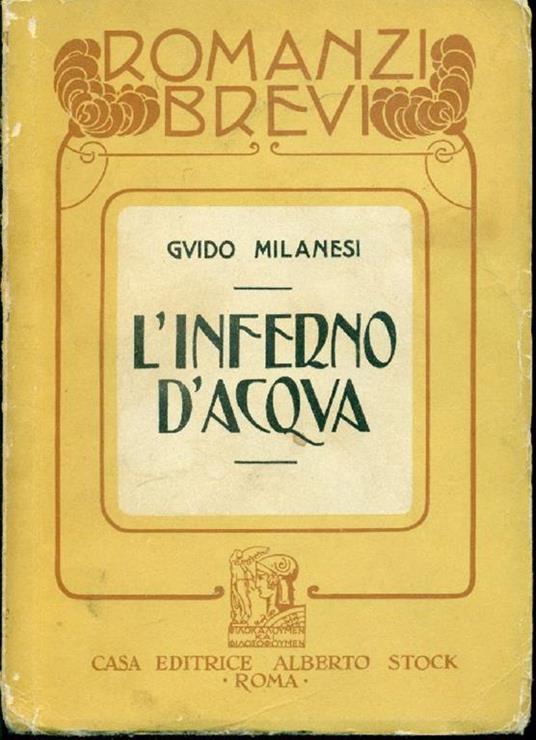 L' inferno d'acqua - Guido Milanesi - copertina