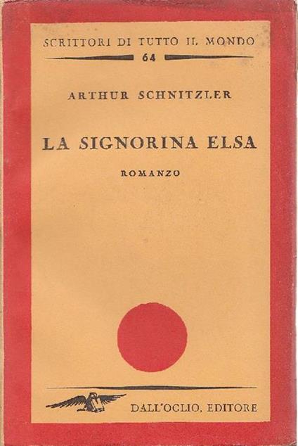 La signorina Elsa - Arthur Schnitzler - copertina