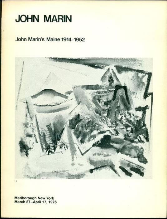 John Marin's Maine 1914-1952 - John Marin - copertina