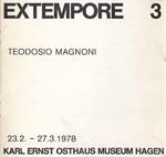Teodosio Magnoni. Extempore 3