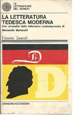 La letteratura tedesca moderna