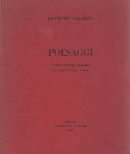 Poesaggi - Kenneth Patchen - copertina