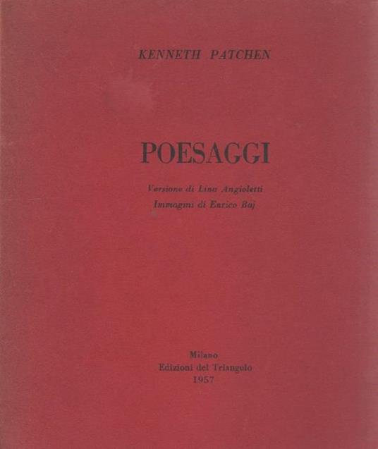 Poesaggi - Kenneth Patchen - copertina