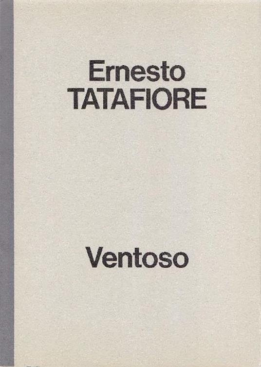 Ventoso - Ernesto Tatafiore - copertina