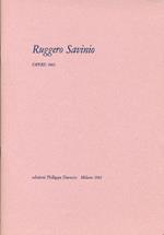 Ruggero Savinio opere 1983
