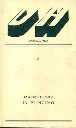 In principio - Lamberto Pignotti - copertina