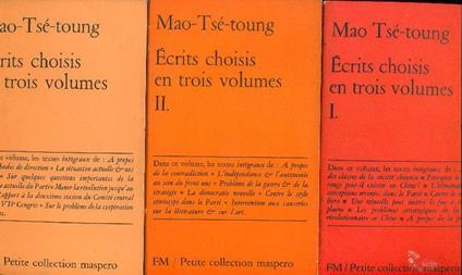 Ecrits choisis en trois volumes - Tse-tung Mao - copertina