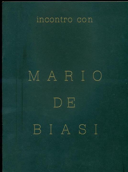 Incontro con Mario De Biasi - Mario De Biasi - copertina