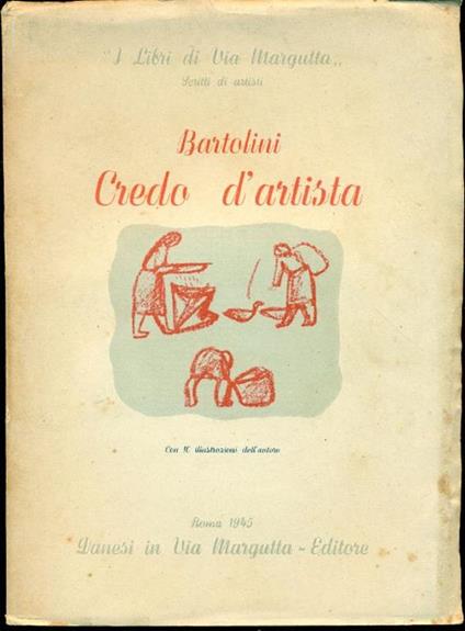 Credo d'artista - Luigi Bartolini - copertina