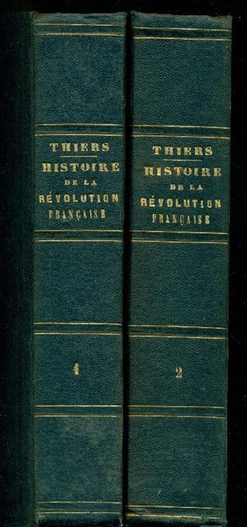 Histoire de la Révolution française - Adolphe Thiers - copertina