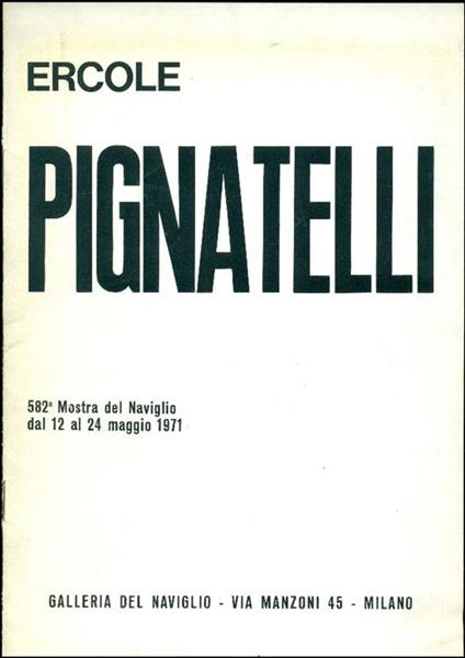 Ercole Pignatelli - Ercole Pignatelli - copertina