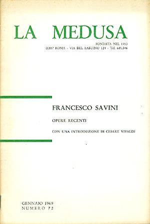 Francesco Savini. Opere recenti - Francesco Savini - copertina