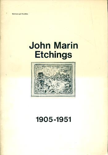 John Marin. Etchings 1905-1951 - John Marin - copertina