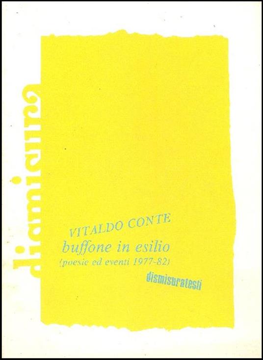 Buffone in esilio (poesie ed eventi 1977-82) - Vitaldo Conte - copertina