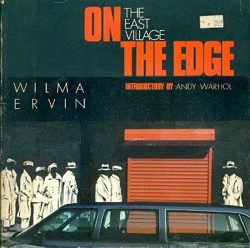 On the edge. The East Village - Wilma Ervin - copertina