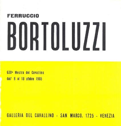 Ferruccio Bortoluzzi - Ferruccio Bortoluzzi - copertina