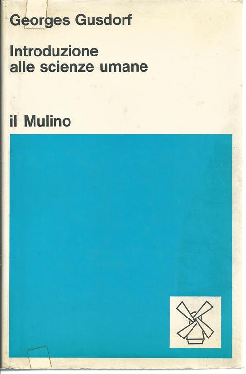 Introduzione alle scienze umane - Georges Gusdorf - copertina