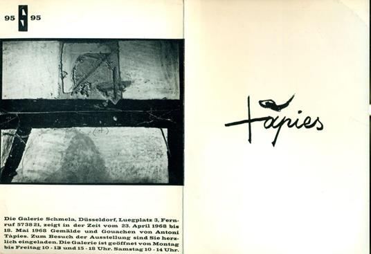 Tapies - Antoni Tàpies - copertina