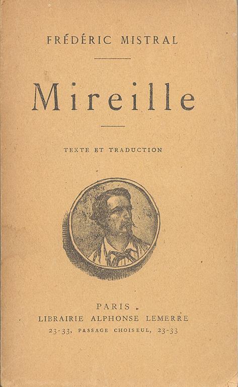 Mireille - Frédéric Mistral - copertina