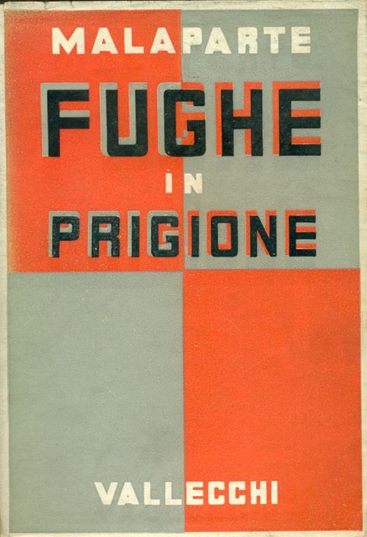 Fughe in prigione - Curzio Malaparte - copertina