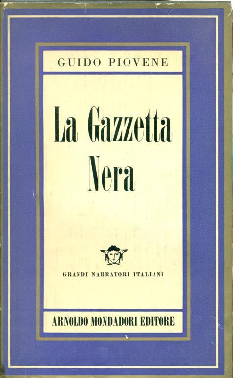 La gazzetta nera - Guido Piovene - copertina