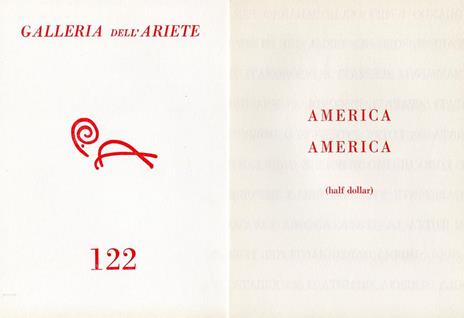 Angeli. America America (half dollar) - Franco Angeli - copertina