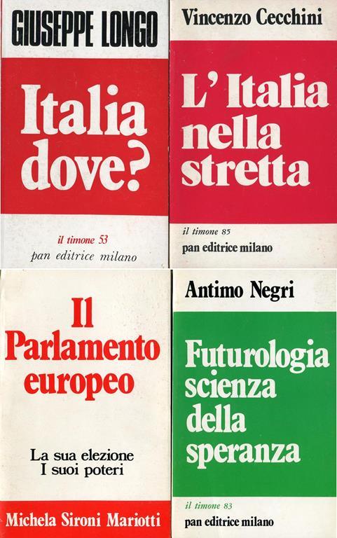 L' Italia dove? - Giuseppe Longo - copertina