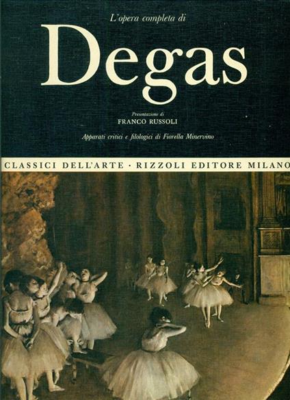 L' opera completa di Michelangelo pittore - Edgar Degas - copertina